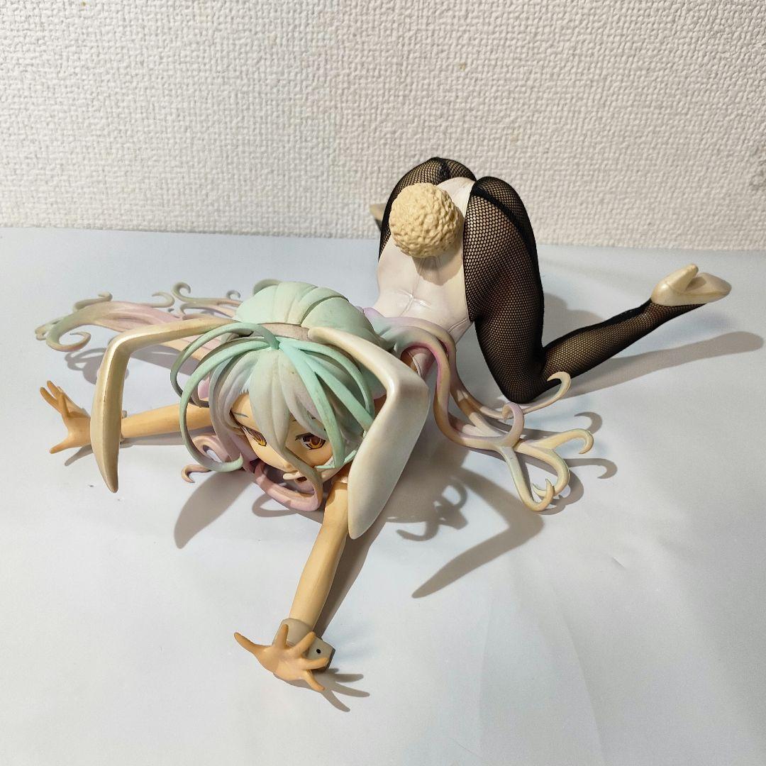 ☆　ノーゲーム・ノーライフフィギュア　1/4　白　シロ　バニー　耳取れ有り　☆