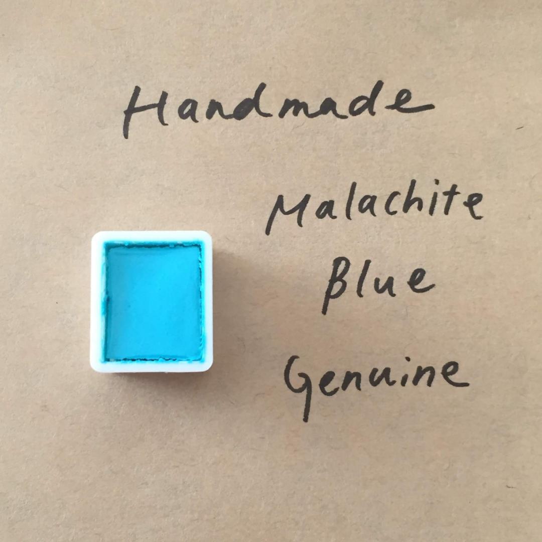 SHAMATAILOR-自家製絵の具 Malachite Blue Genuine ハーフパン