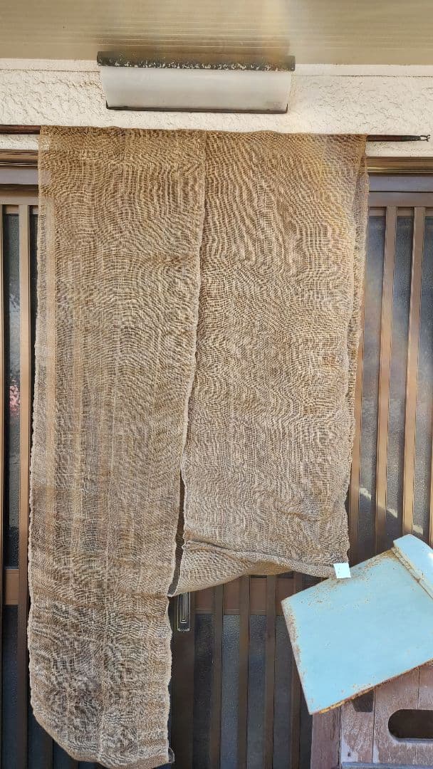 古布リメイク 麻 蚊帳 のれんやインテリアに - メルカリ