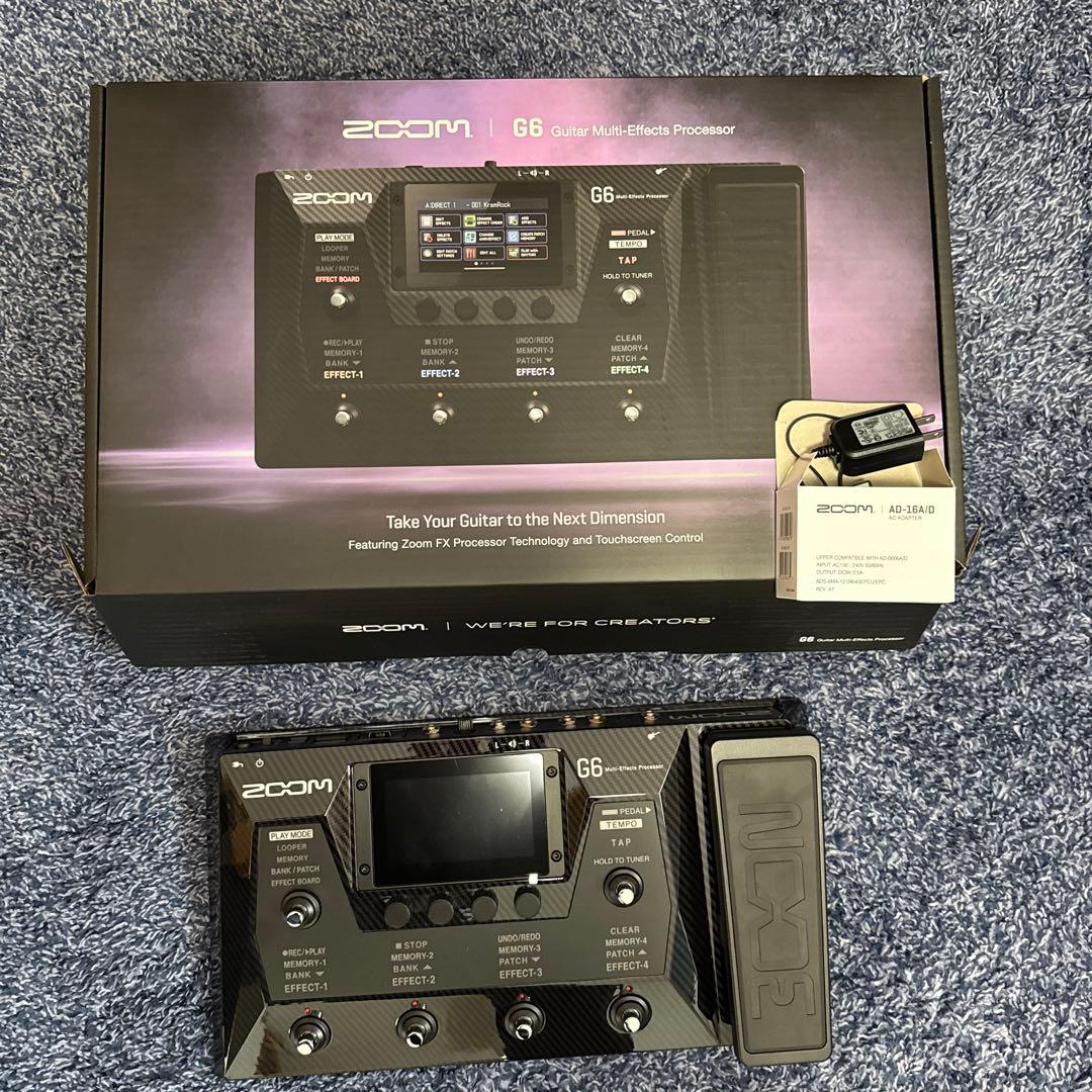 【ほぼ新品】ZOOM G6 マルチエフェクター