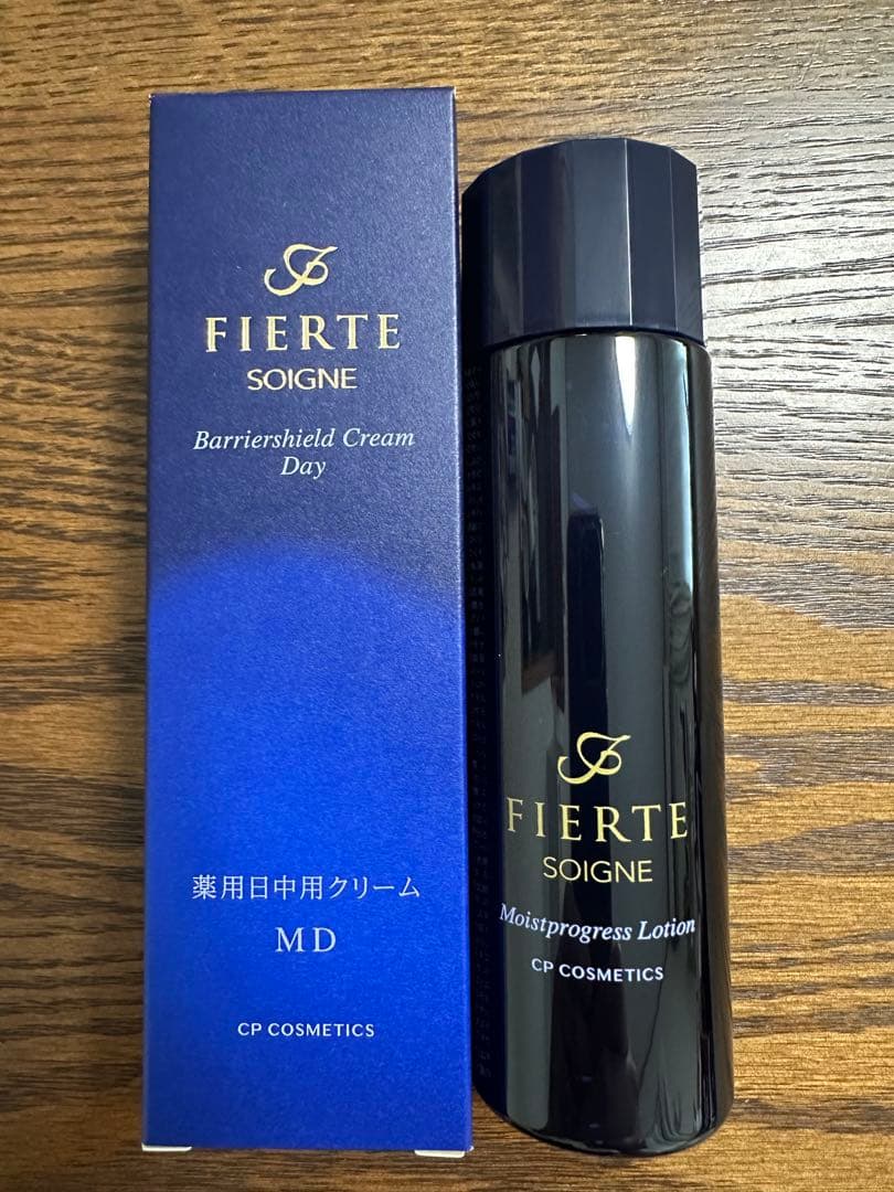 ソワーニュ フィエルテ 薬用日中用クリーム MD ローションMD 2点セット