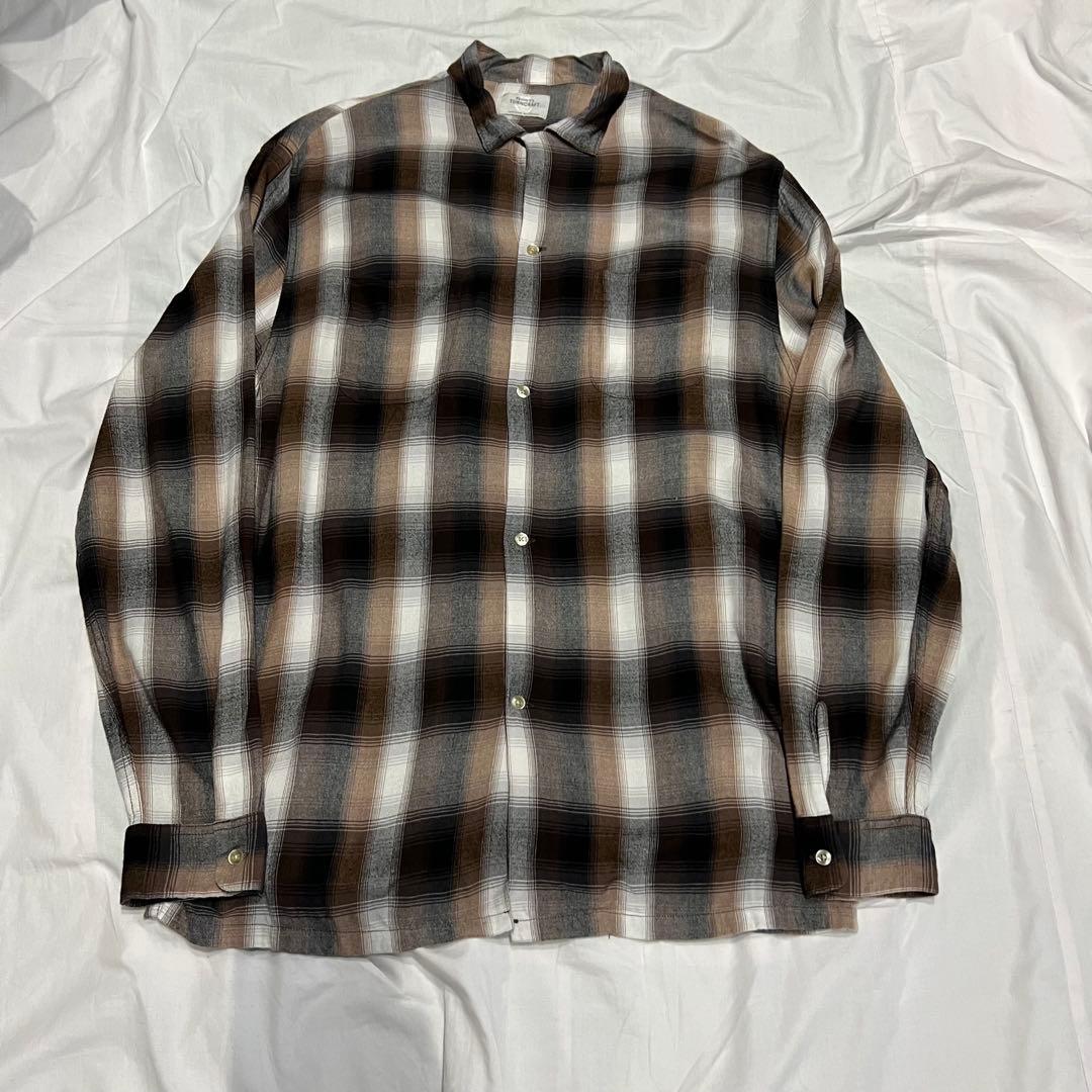 PENNEY'S TOWN CRAFT オンブレ レーヨン チェック シャツ