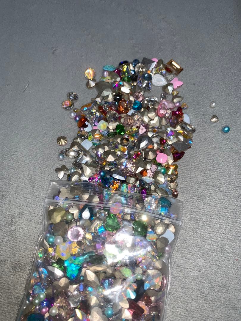 業務用ネイルパーツ　ストーン ガラス人造宝石