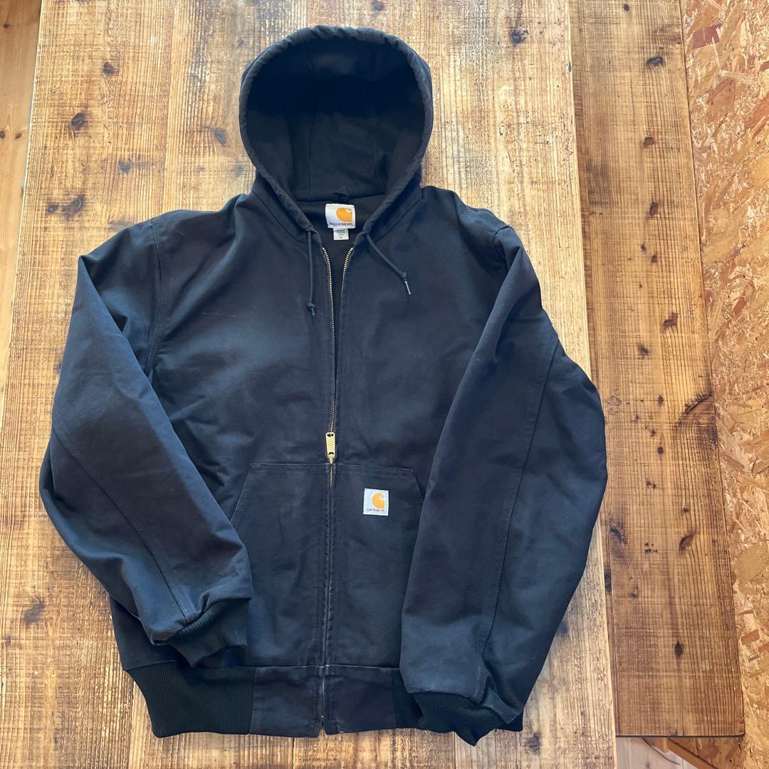 カーハート　アクティブジャケット　黒　Mサイズ USA製　ビンテージ