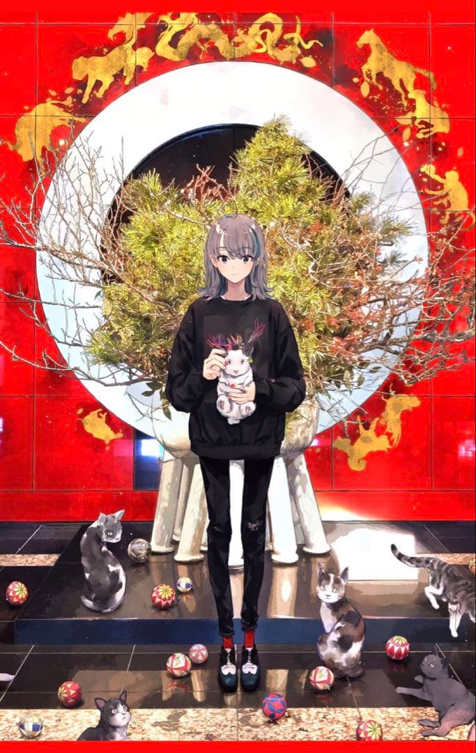 【取り置き中】ぽんかん⑧ 庚子年 キャンバスアート 俺ガイル シリアル入り