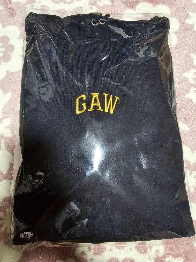 MAN WITH A MISSION GAW刺繍パーカー（ネイビー）XL - メルカリ