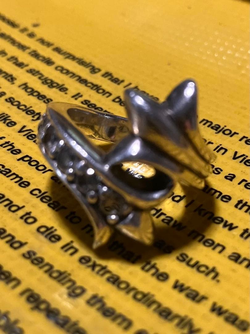 クロムハーツ（Chrome Hearts)クロステイルリング パヴェカスタム