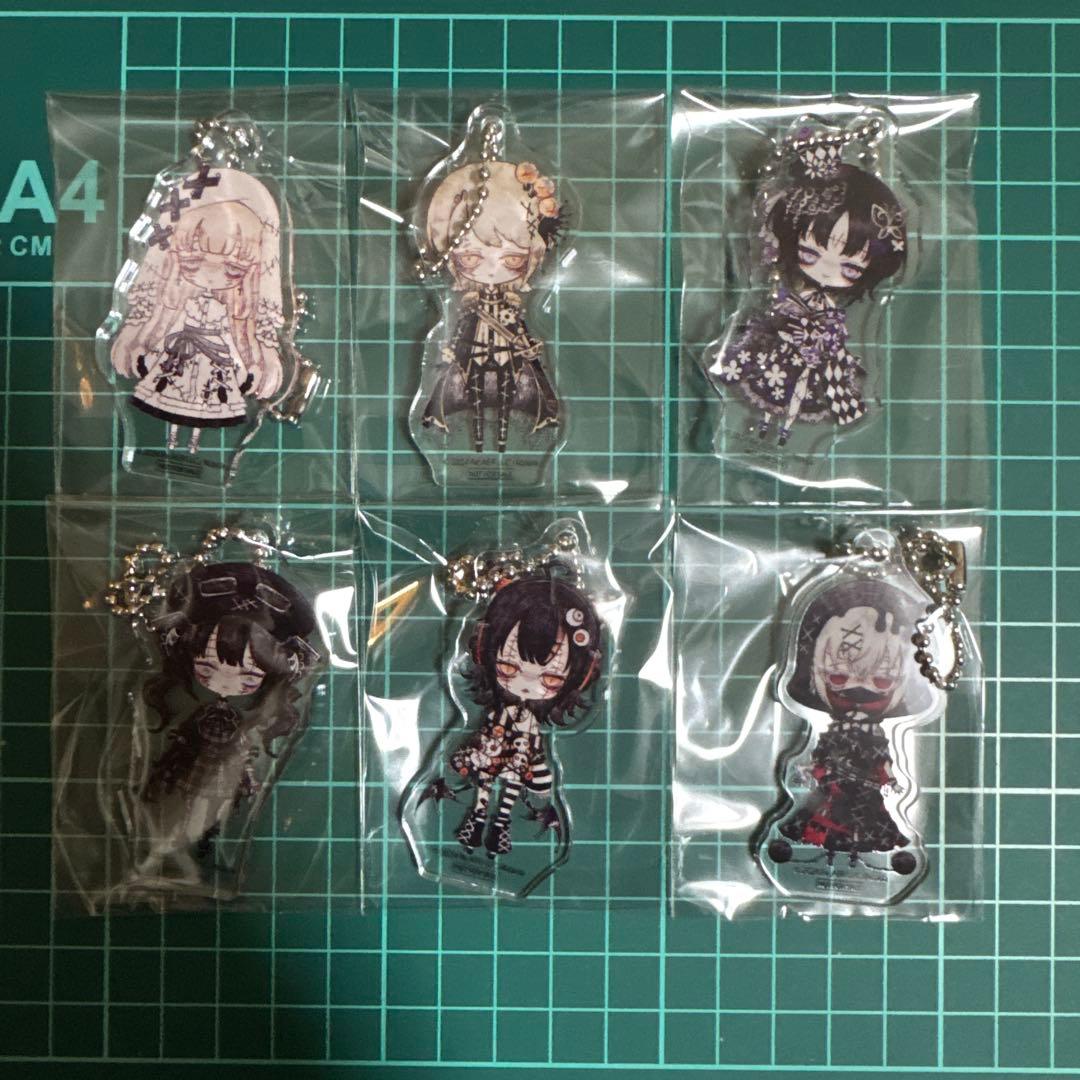 魔法少女ノ魔女裁判 GRA マルイ 特典 アクリルキーチェーン 6点セット