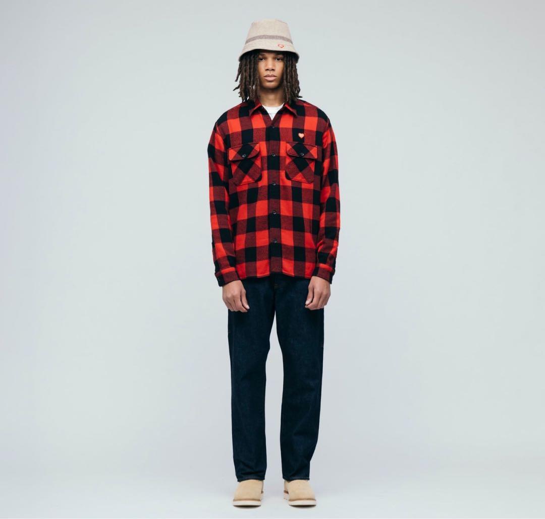 トップス HUMAN MADE Check Shirt \"Red\" L