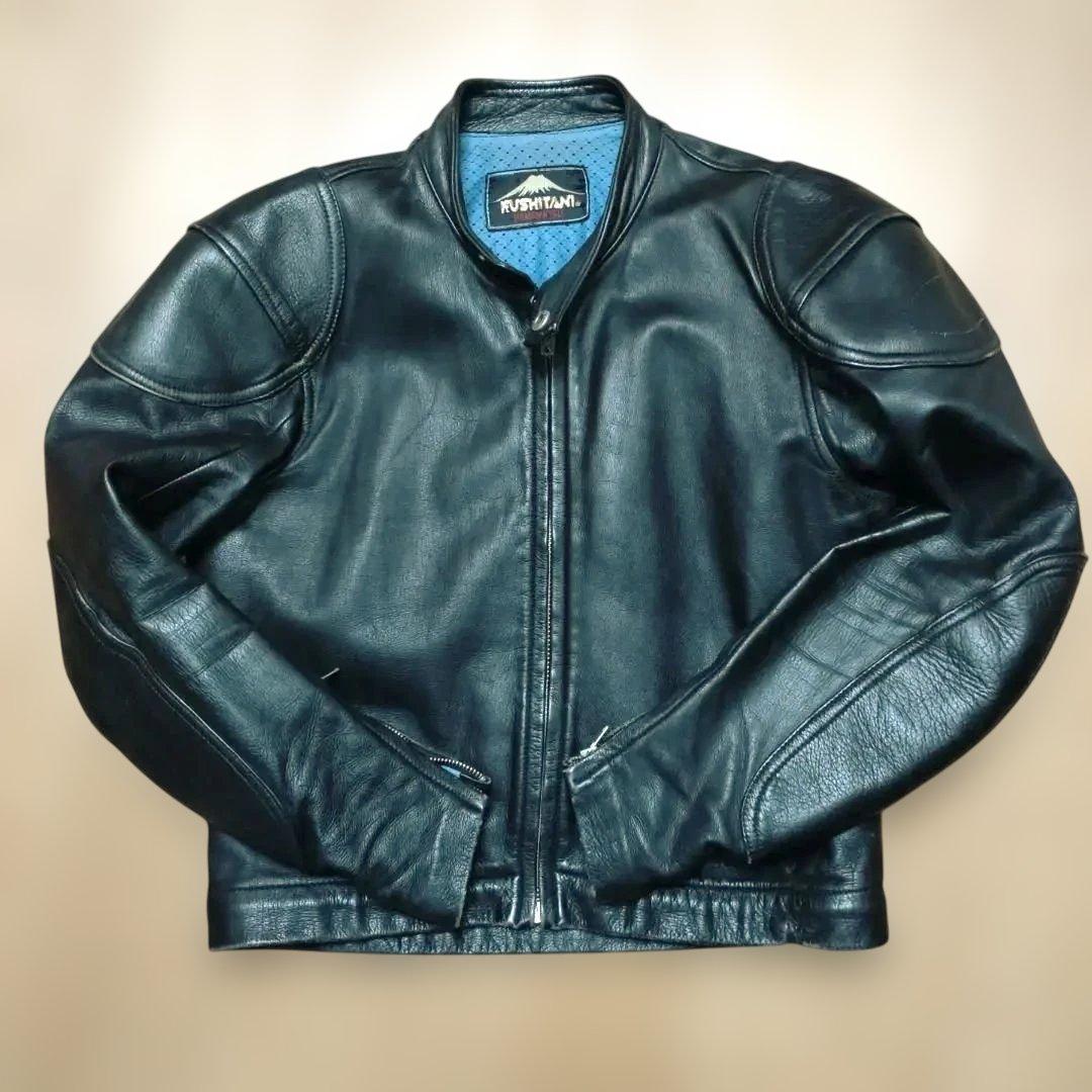 お値下げ/クシタニ '80絶版　黒レザージャケットS WM相当 K-0721Z スクリプトジャケットバイク用品のクシタニ｜KUSHITANI JAPAN