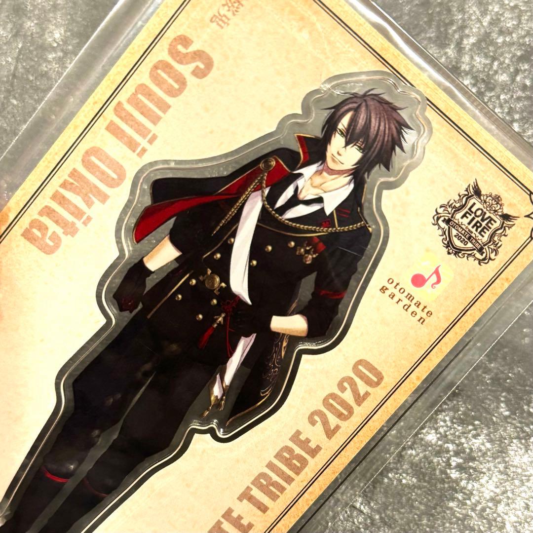 匿名配送】薄桜鬼 沖田総司 オトメイトガーデン LOVE FIRE アクスタ