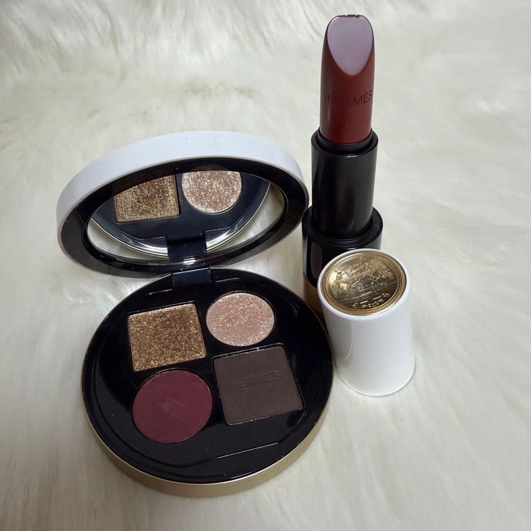 Hermesアイシャドウパレットとリップスティックセット