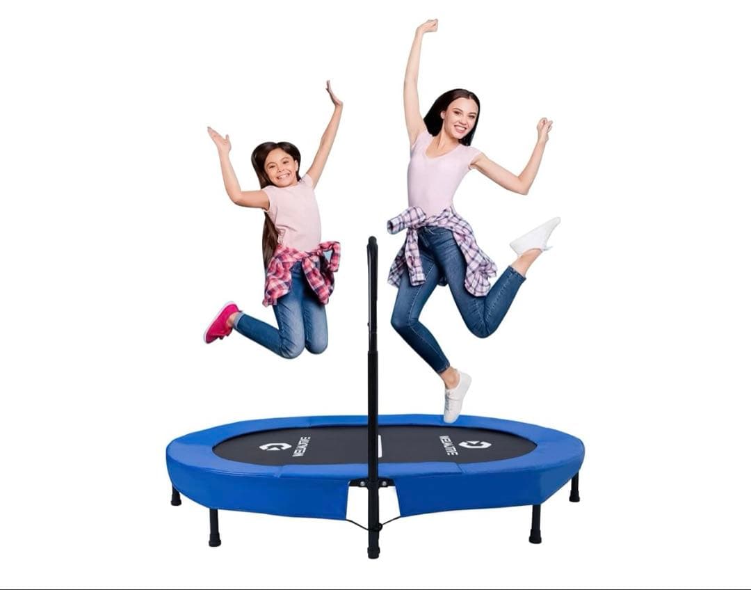 【Welmotive｜二人同時OK】楕円形 トランポリン 大型 室内用 静音