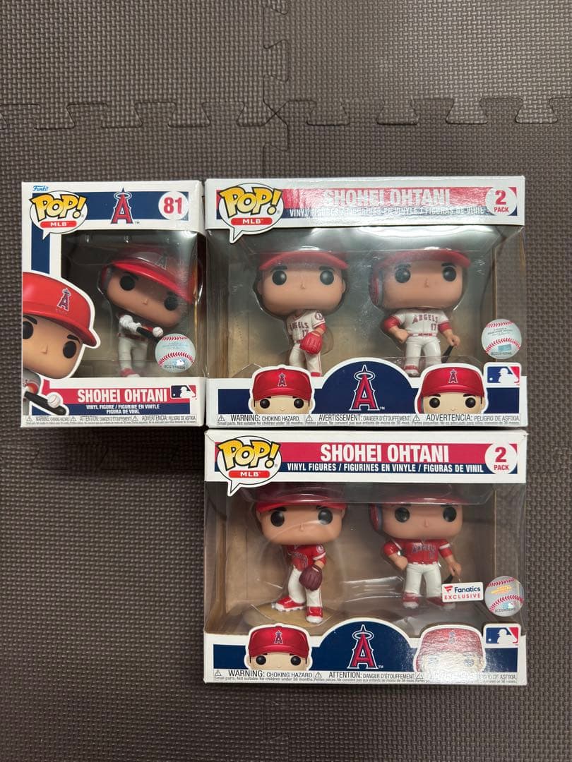 Funko POP Shohei Ohtani フィギュア 3体セット 大谷翔平 FUNKO (ファンコ) フィギュア POP!MLB 大谷翔平 SHOHEI OHTANI