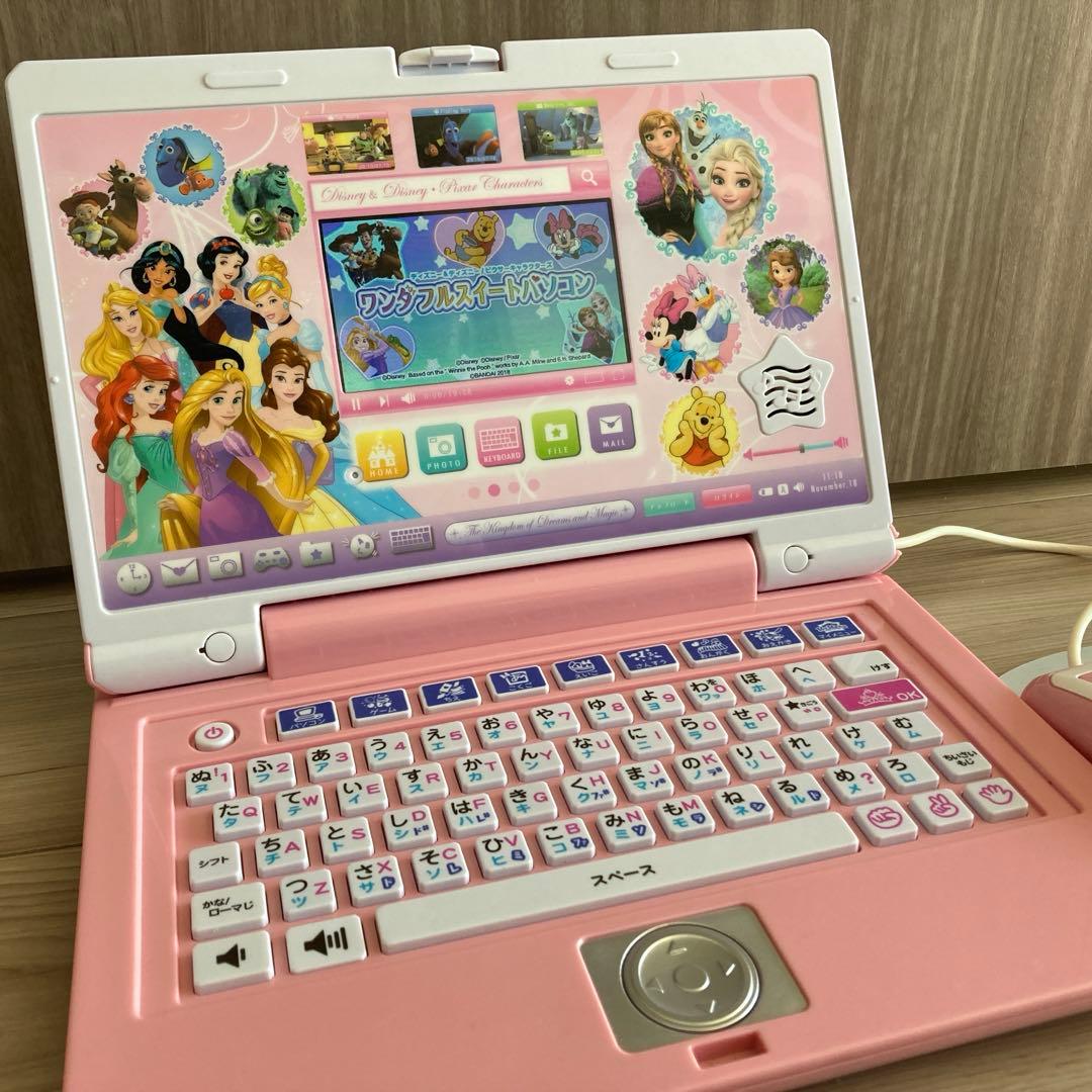 ディズニー ワンダフルスイートパソコン（説明書付き） - メルカリ