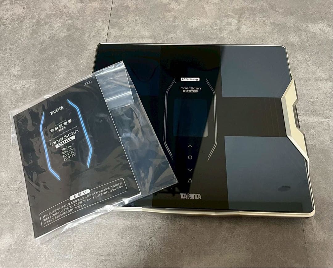 タニタ 体組成計 スマホ連動 RD-915-BK 体重計 ヘルスメーター