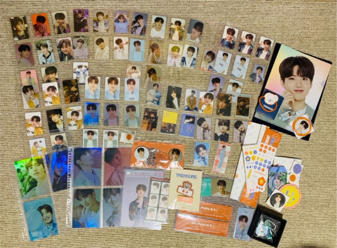 TREASURE ジュンギュ　グッズ　まとめ 売り TREASURE ジュンギュ MD 特典 トレカセット まとめ売り - メルカリ