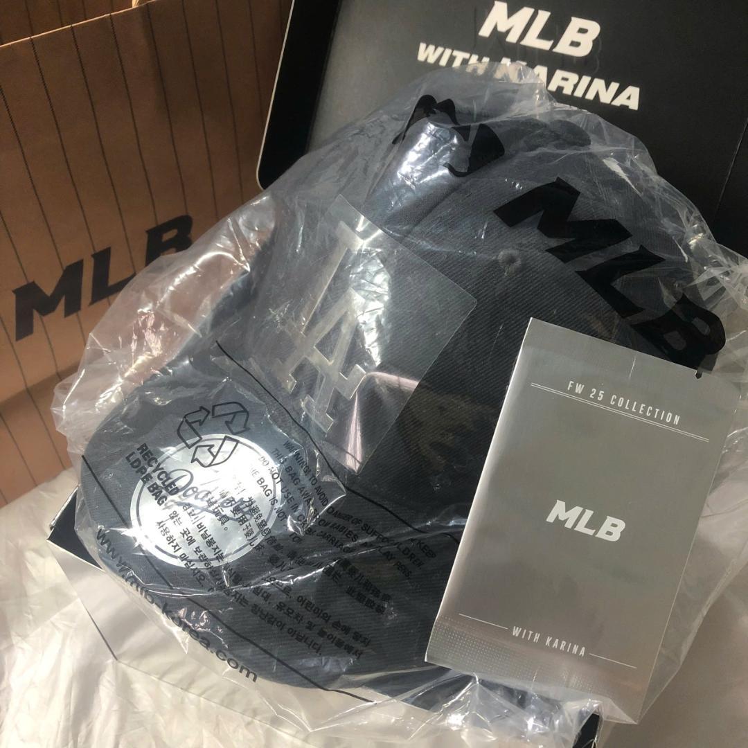 aespa カリナ MLB キャップ 帽子グレー KARINA トレカセット② - メルカリ