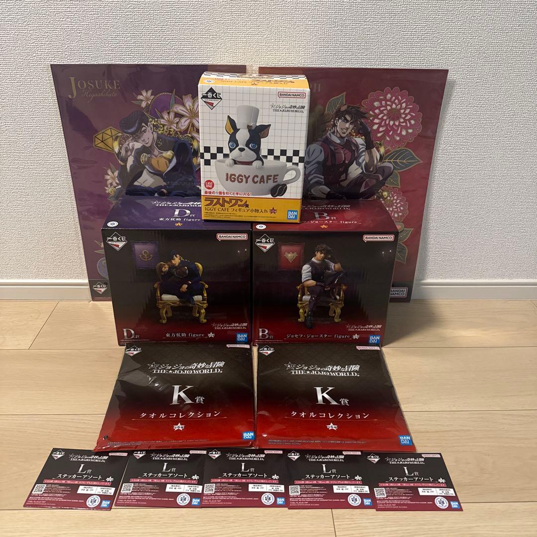 未開封ジョジョの奇妙な冒険 一番くじ B賞＋D賞＋＋ラストワンおまけ ジョジョの奇妙な冒険 一番くじ ラストワン賞 A賞C賞 フィギュア 3点