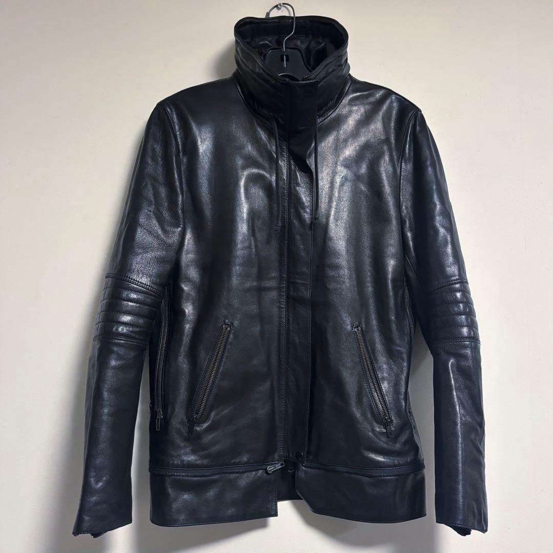 HELMUT LANG ヘルムートラング レザージャケット 本人期 - メルカリ