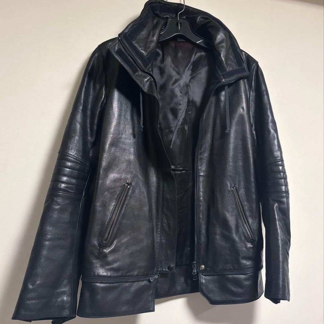 HELMUT LANG ヘルムートラング レザージャケット 本人期 - メルカリ