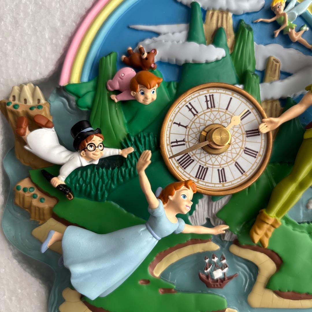 ピーターパン 壁掛け時計 立体時計 70周年