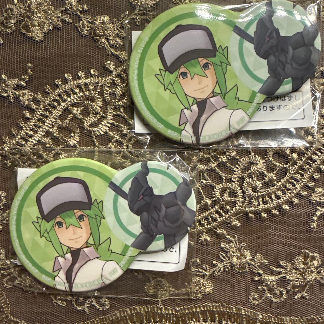 ポケモンマスターズ EX ポケモン＆トレーナー缶バッジ N&ゼクロム 2個