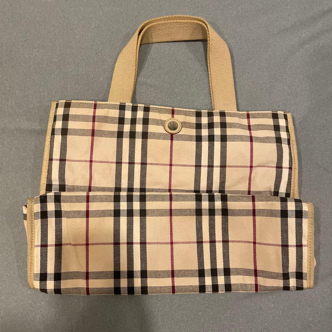 BURBERRY チェック柄 トートバッグ
