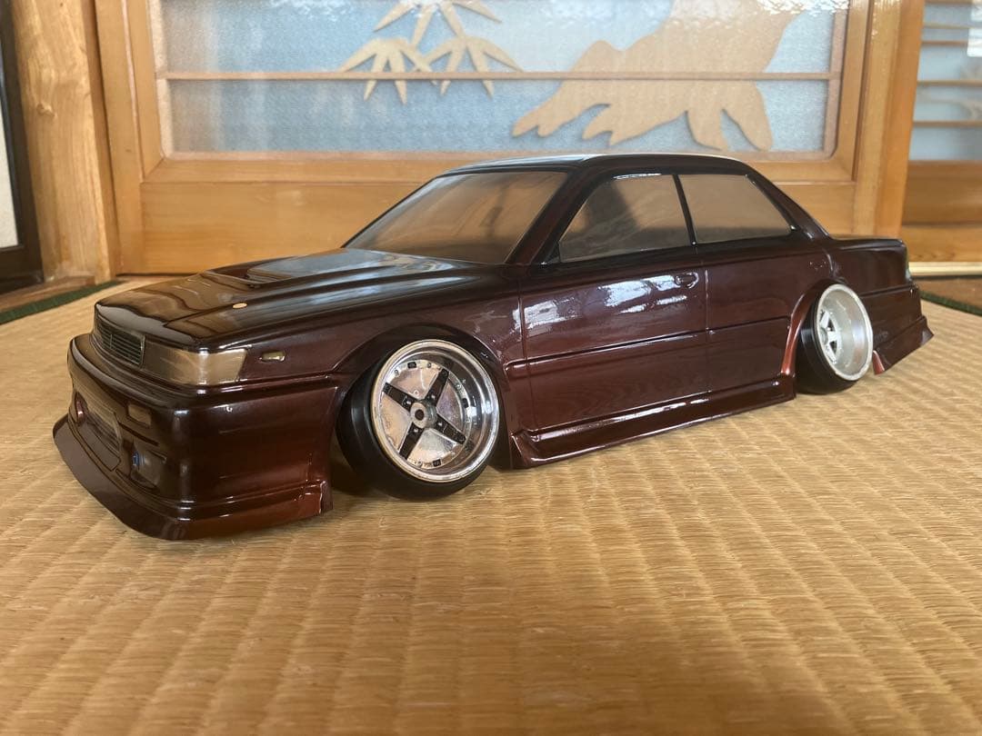 アレックス c33ローレル　メタリックブラウン MARK43 1/43 日産 ローレル ターボ メダリスト クラブ S (C33