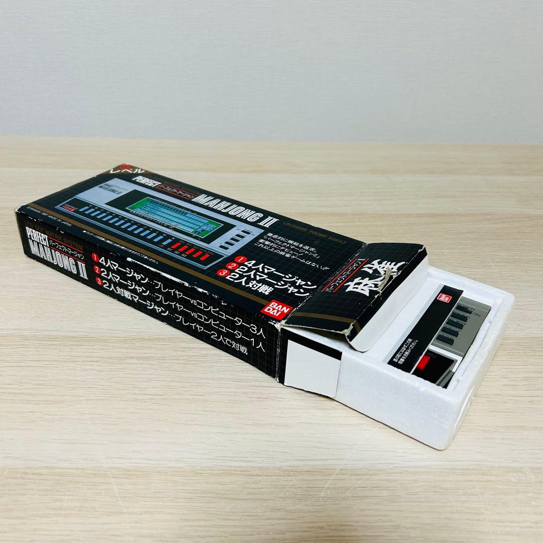 レア】バンダイ パーフェクトマージャンⅡ 完動品 パーフェクト麻雀2