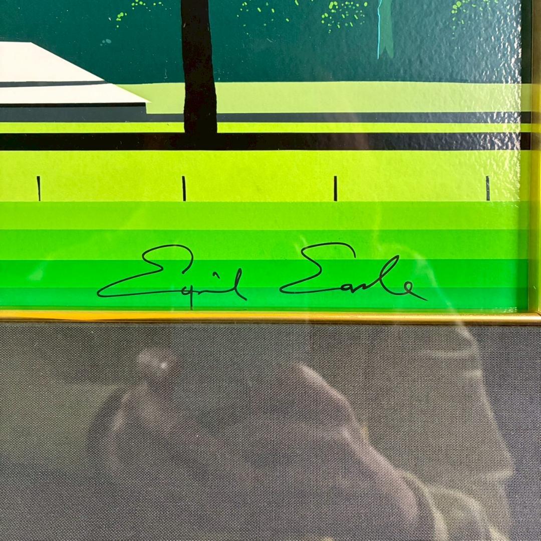 美品 アイベン・アール「ファームヤード」シルクスクリーン 直筆サイン