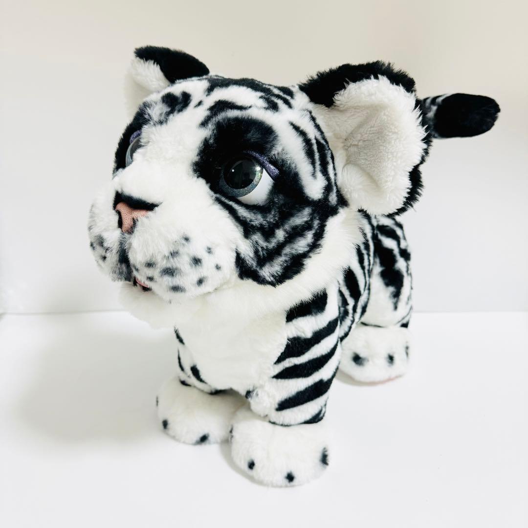 ファーリアル FurReal ロアーリング タイガー 虎 ぬいぐるみ ホワイト