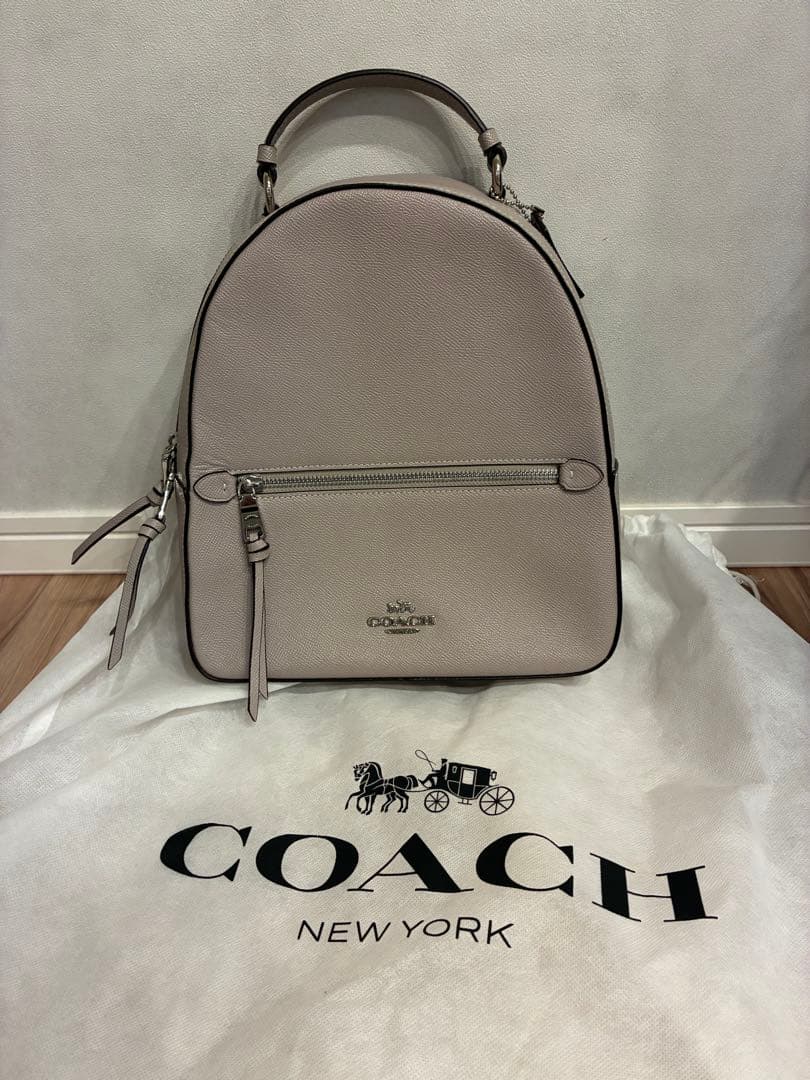 COACH ライトグレー リュック
