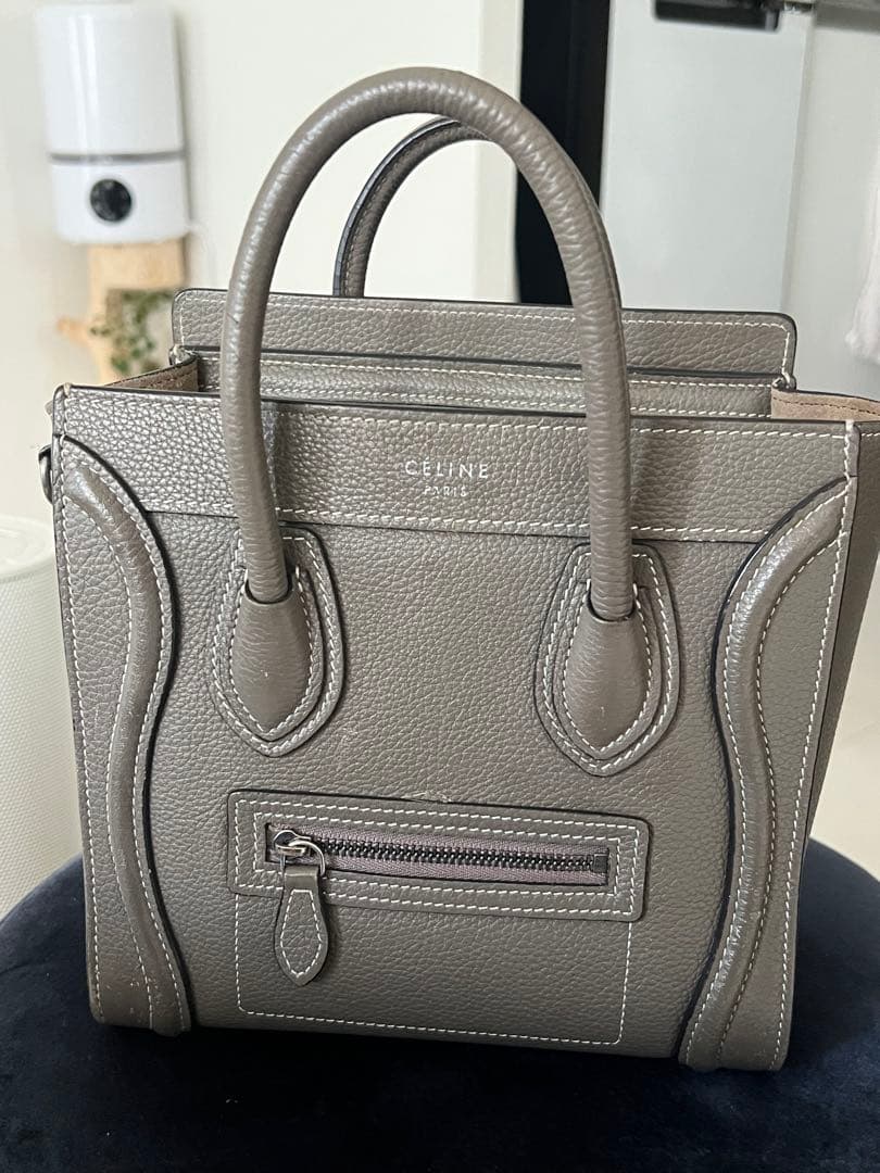 CELINE グレー トートバッグ