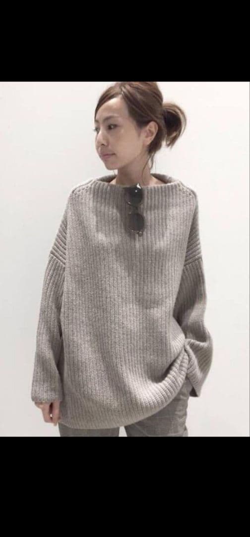 美品【アパルトモン ドゥーズィエムクラス】ボートネックニット 定価