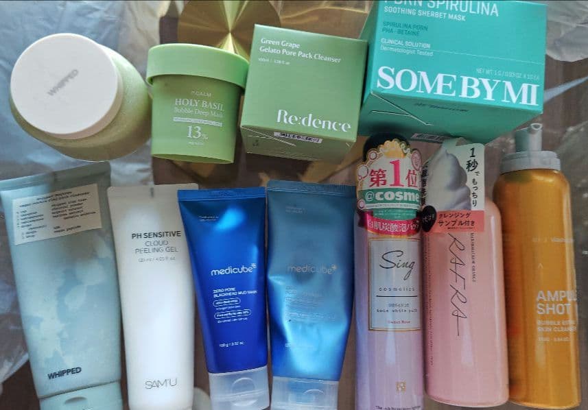 洗顔メディキューブ&ホイップド&リデンス&サミュ&アンプルショットセット