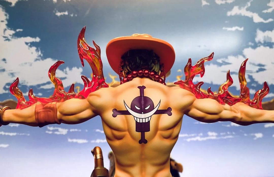 ワンピース エース フィギュア ガレージキット 塗装済み完成品 - メルカリ