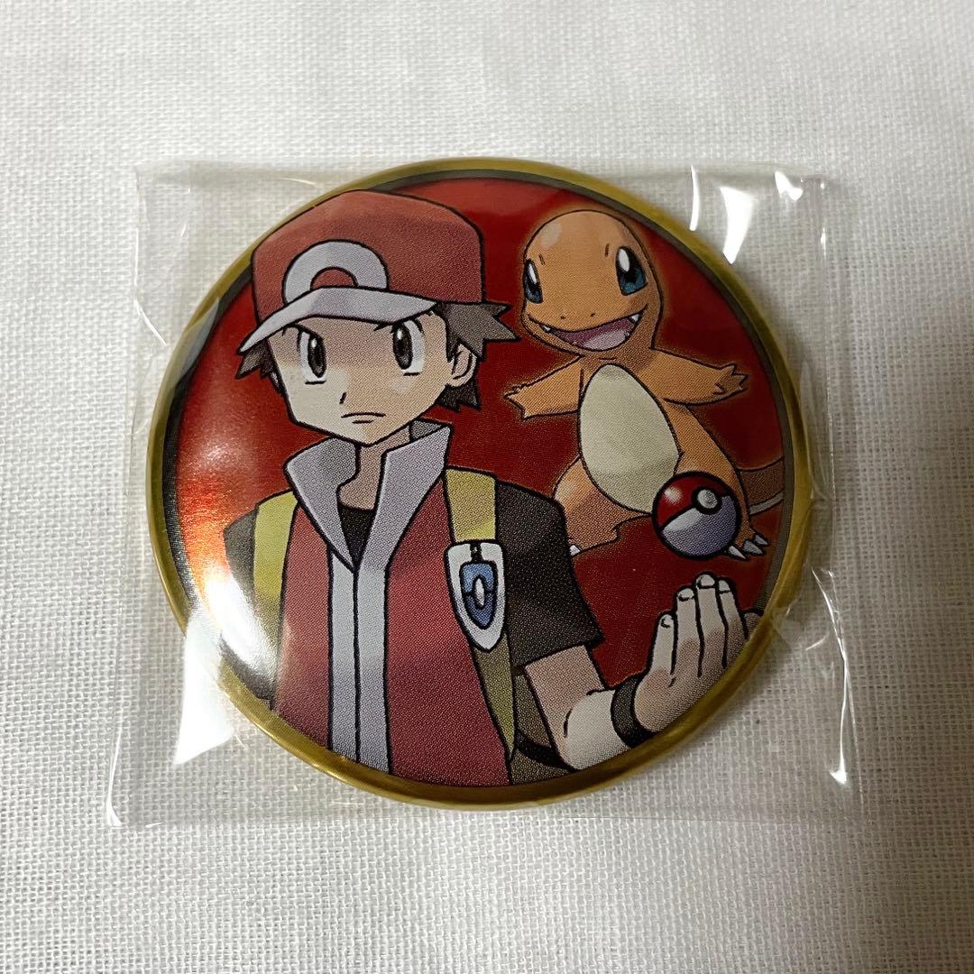 ポケモン レッド 缶バッジ ポケモンセンター - メルカリ