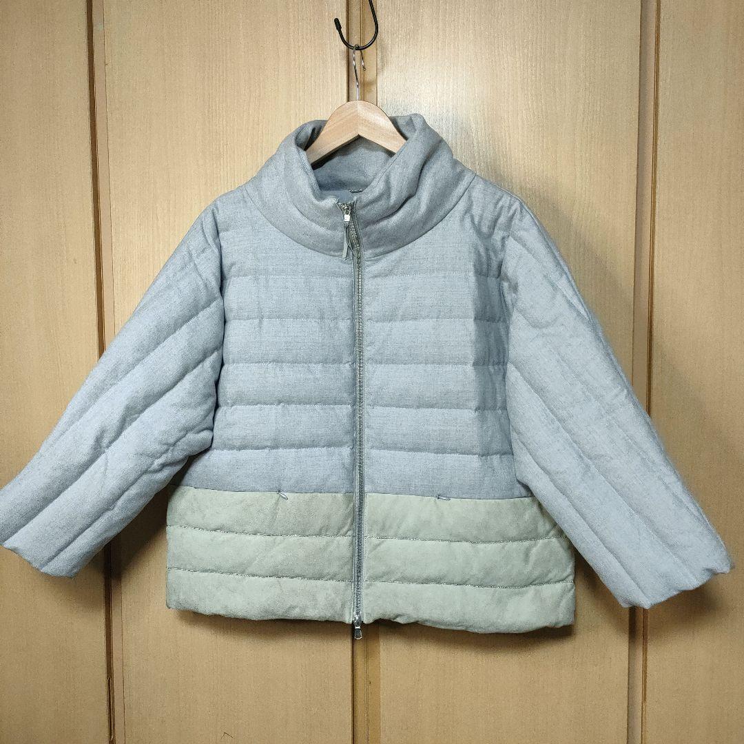 FABIANA FILIPPI ウールカシミヤ ダウンジャケット Mイタリア製