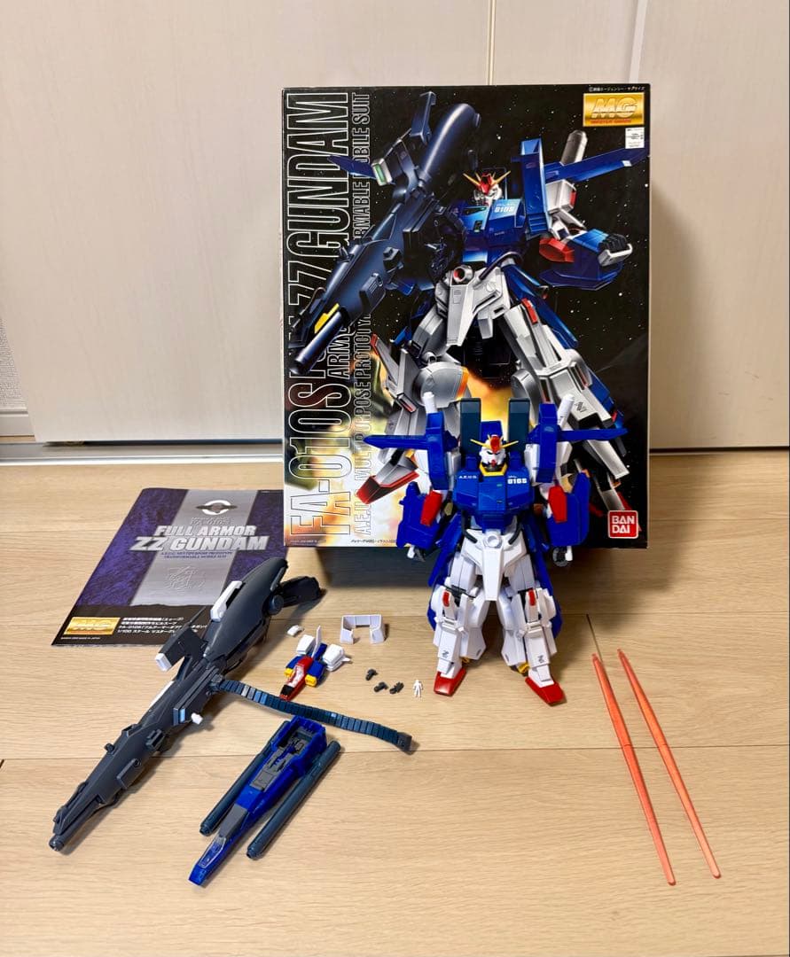 組立済み】MG フルアーマーZZガンダム