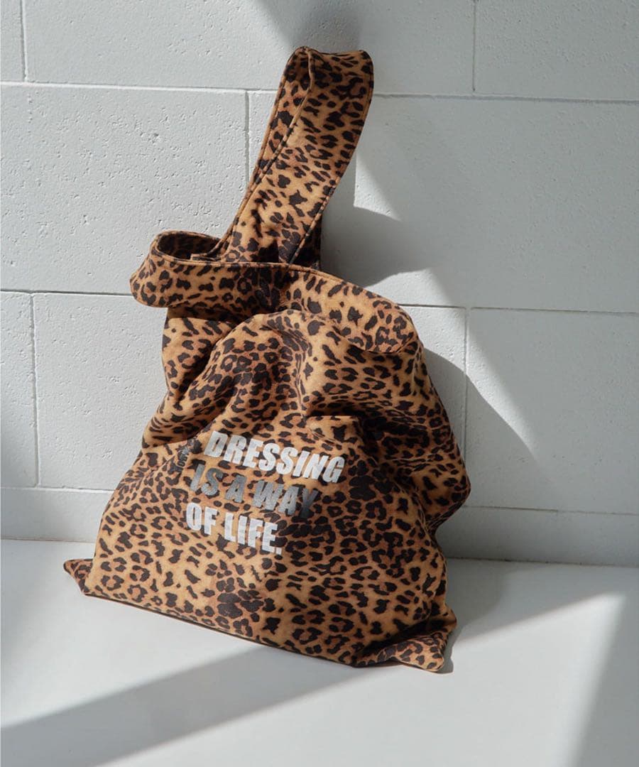 Whim Gazette 【Hoaw.】ショッパーバッグ キャメル レオパード