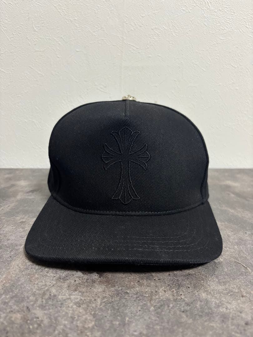 CHROME HEARTS ベースボールキャップ ブラック - メルカリ