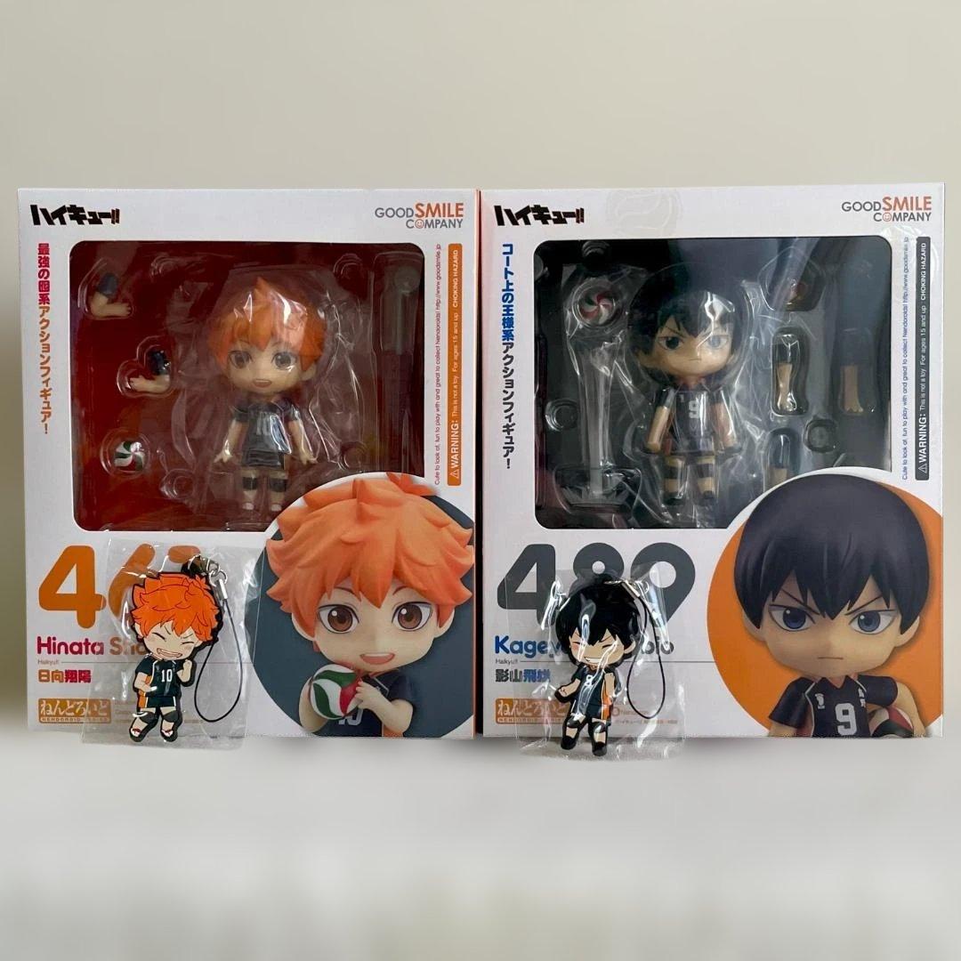 ねんどろいど 461日向翔陽 489影山飛雄 未開封品 特典ラバーストラップ付き