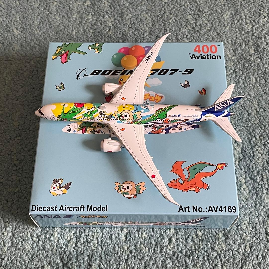 ANA 全日空 787-9 ポケモン ピカチュウジェット AV スタンドt付き