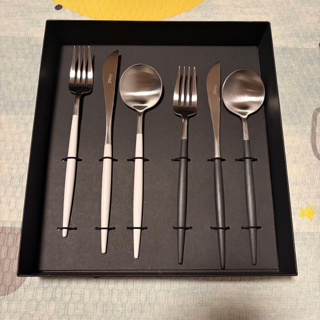 Cutipol カトラリーセット ホワイト グレー 楽天市場】【純正BOXラッピング選択可】 クチポール カトラリー ゴア