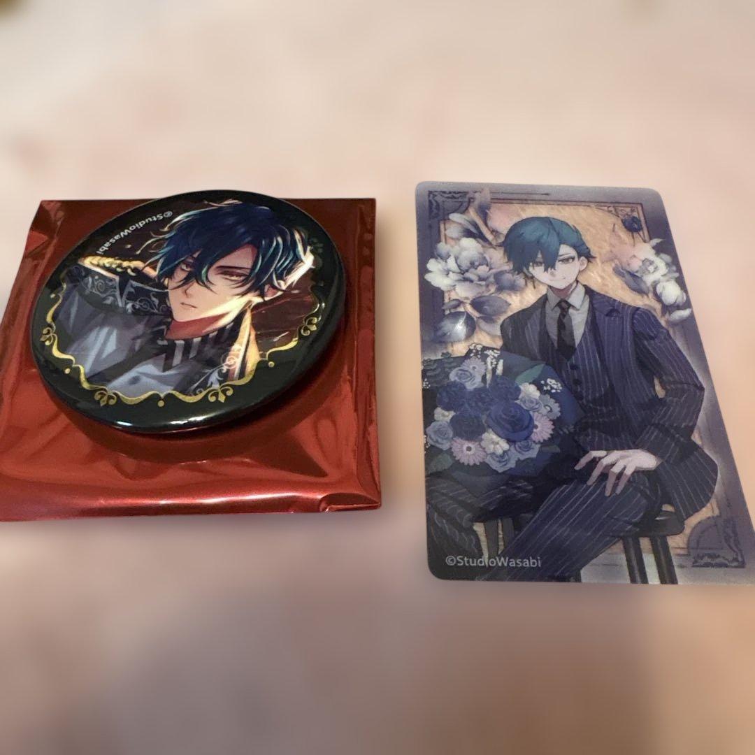 悪魔執事と黒い猫 4周年 缶バッジ クリアカード アニメイト ハウレス