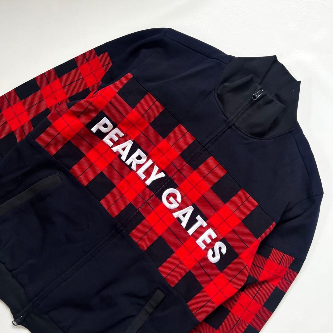 パーリーゲイツ セットアップ チェック柄 ジャケット パンツ メンズ