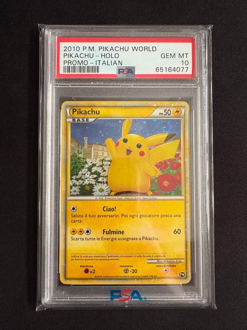 【PSA10】ピカチュウ ワールド イタリア pikachu world