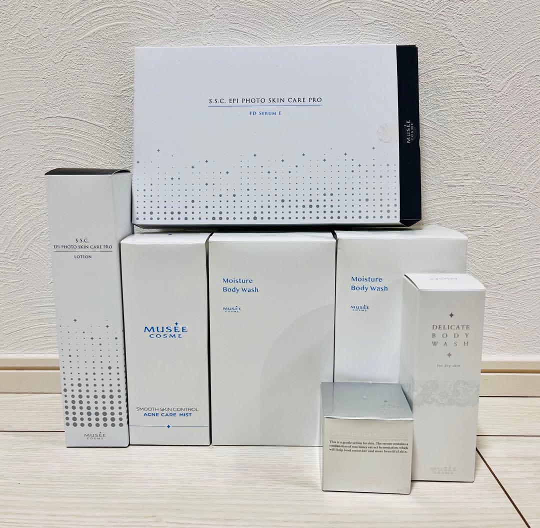 【ミュゼコスメ】ボディソープ.化粧水.美容液.VIO用ボディソープ等7点セット