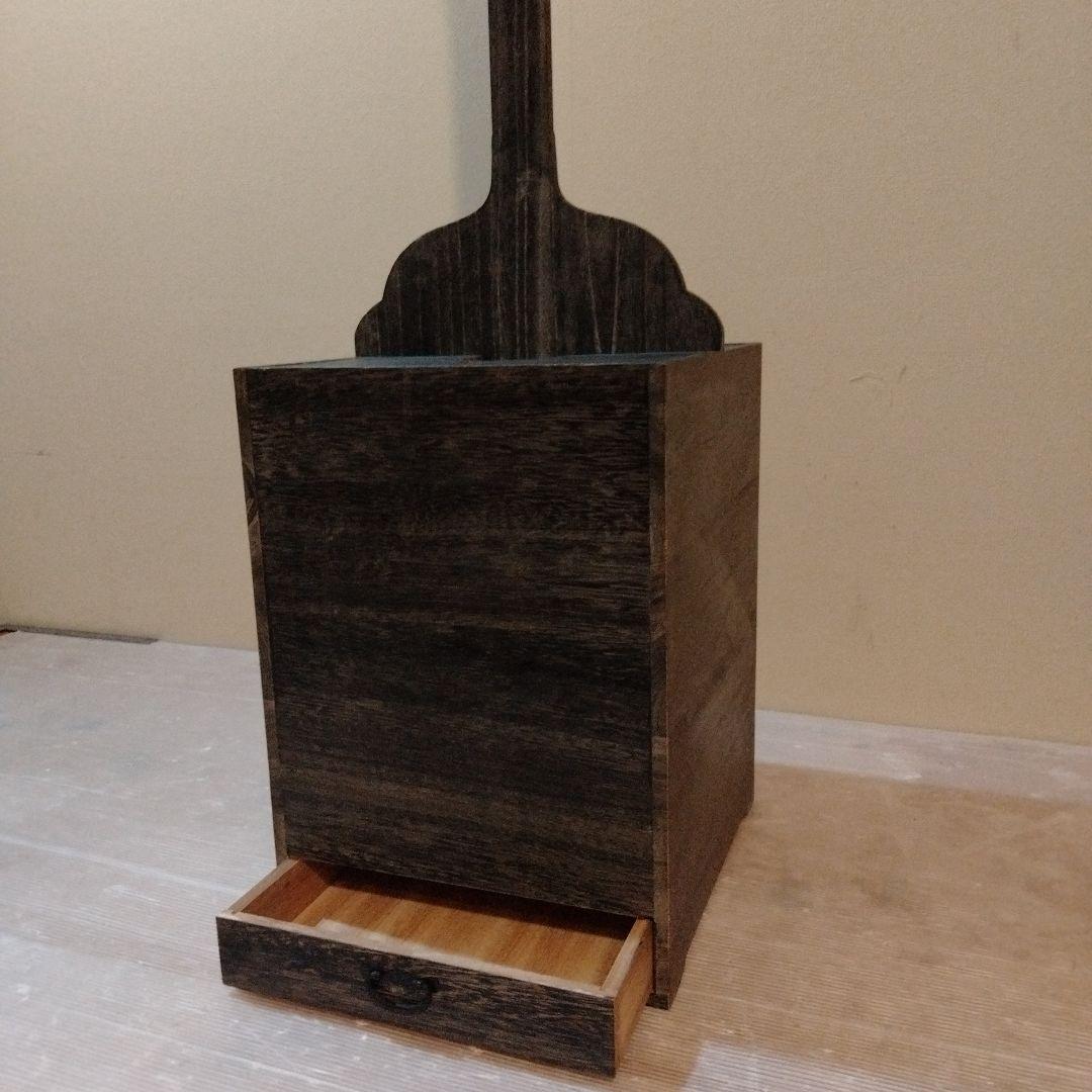 美品　三味線立箱　2丁立て